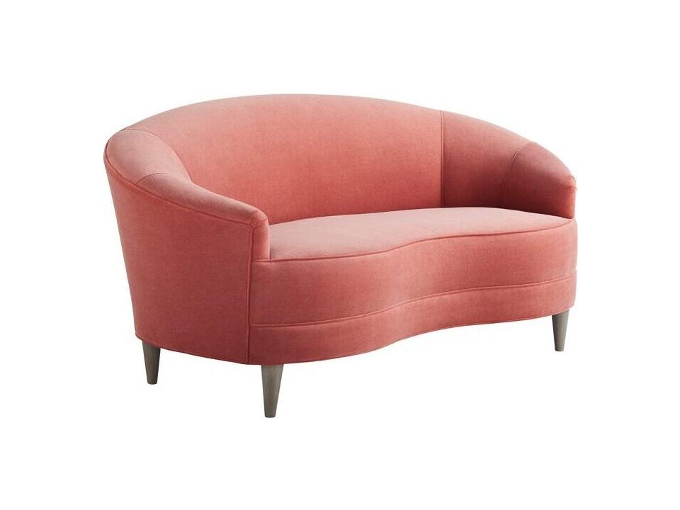 Aurora Loveseat in Modern Elm Finish