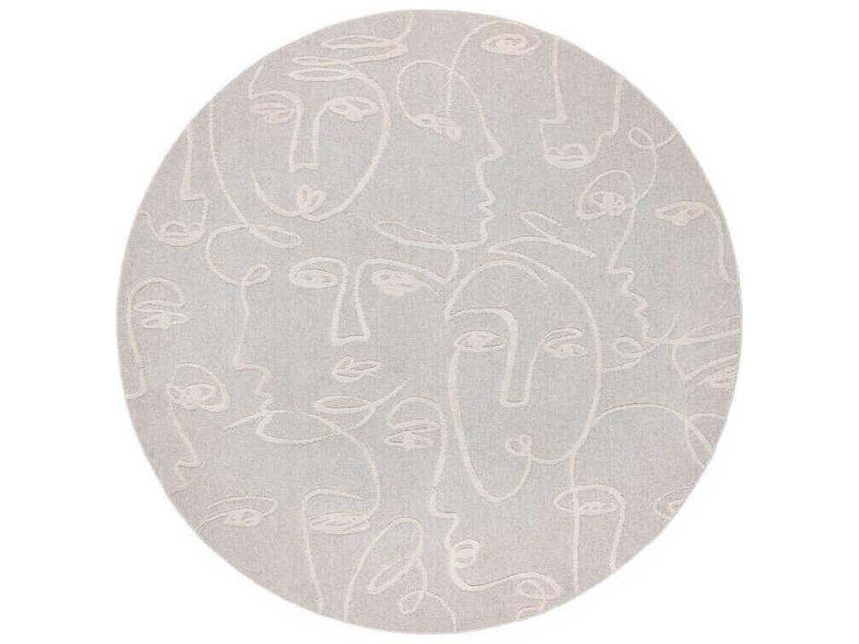 Faces Graphic Area Rug
