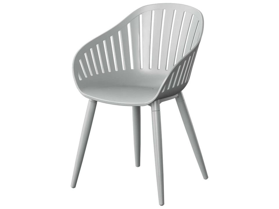 Cannes Grey Resin Dining Chair Set of 4