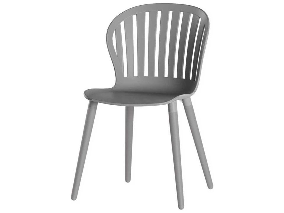 Cannes Grey Resin Dining Chair Set of 4