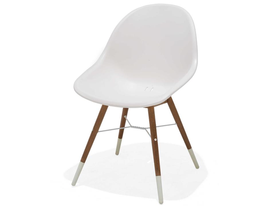 Chamonix White Resin Dining Chair Set of 4
