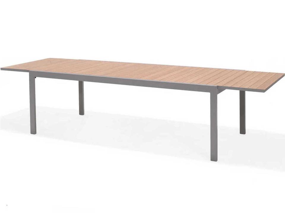 Panama Simply Grey Aluminum Rectangular Dining Table