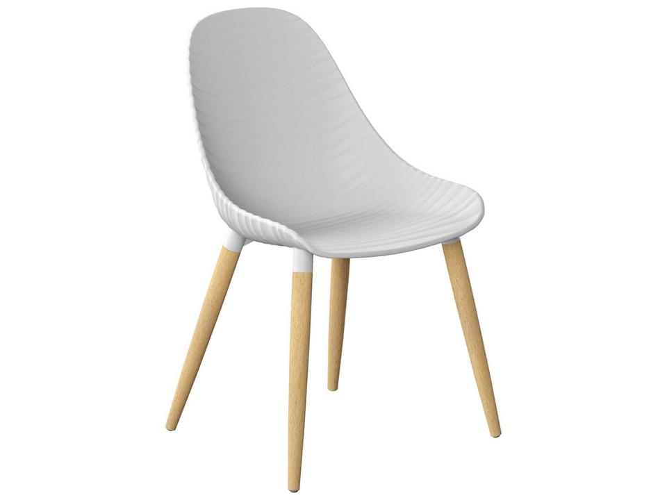 Stream White Recycled Plastic Dining Chair Set of 4