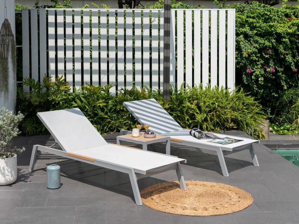 Panama Aluminum Sling Lounge Set