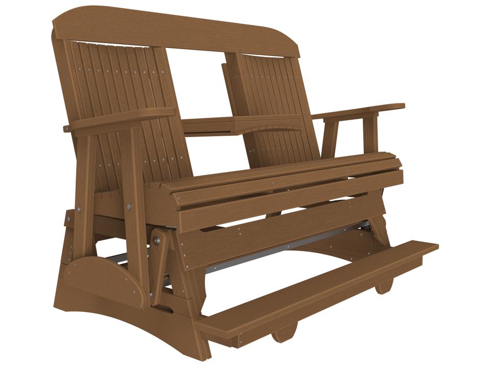 Classic 5-Foot Recycled Plastic Counter Glider with Center Console