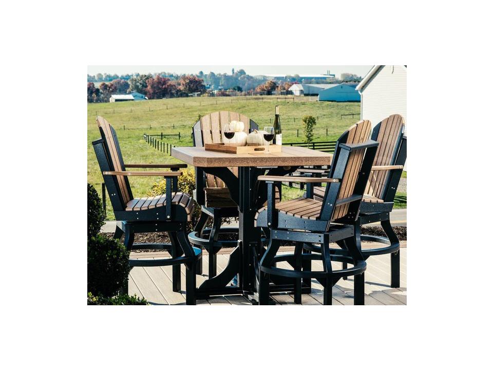 Adirondack Recycled Plastic Outdoor Patio Dining Set