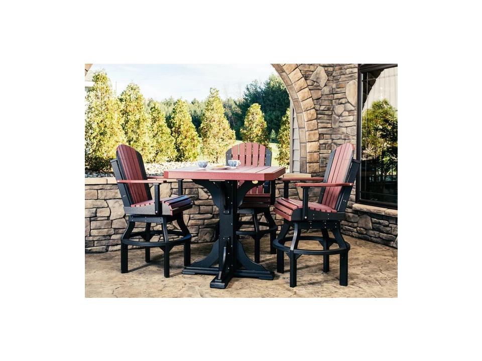 Adirondack Recycled Plastic Patio Dining Set