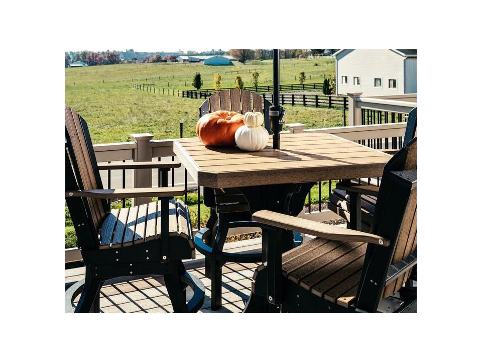 Adirondack Recycled Plastic Outdoor Dining Set