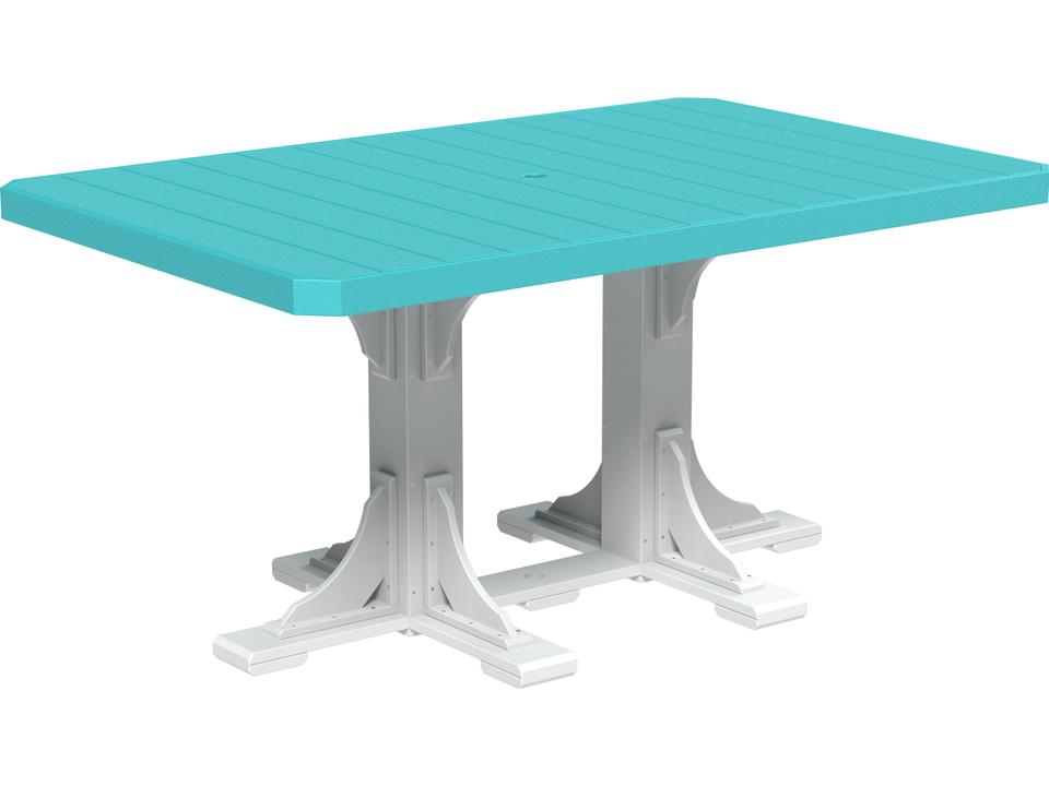 Recycled Plastic Rectangular Counter Height Table