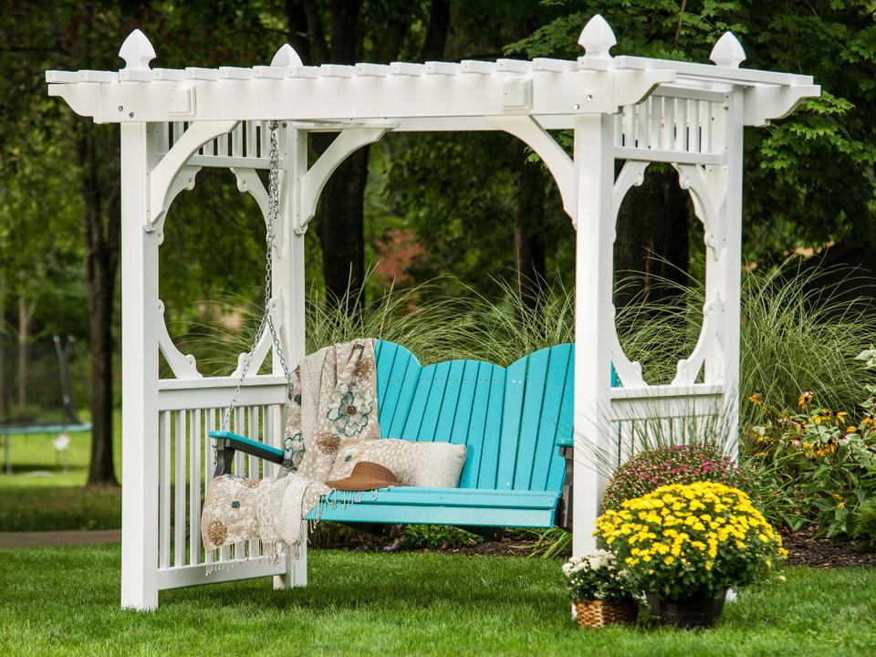 Recycled Plastic Outdoor Swing Set