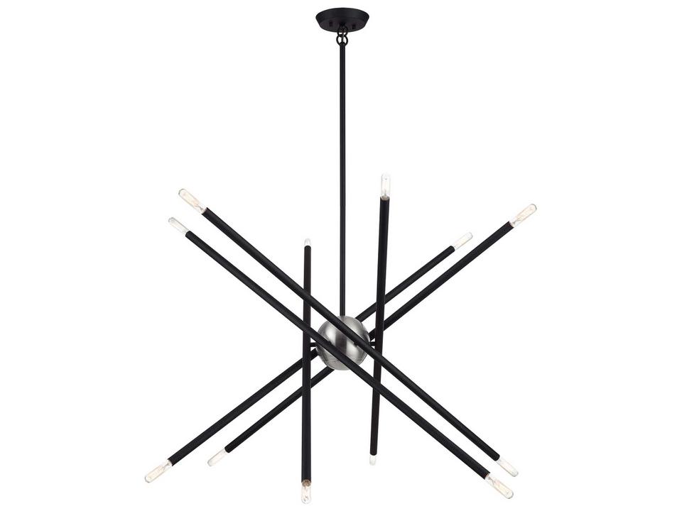 Soho 12-Light Black Chandelier