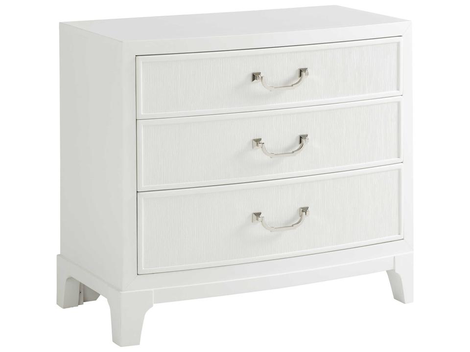 Avondale Tamera 3-Drawer Nightstand in White Finish