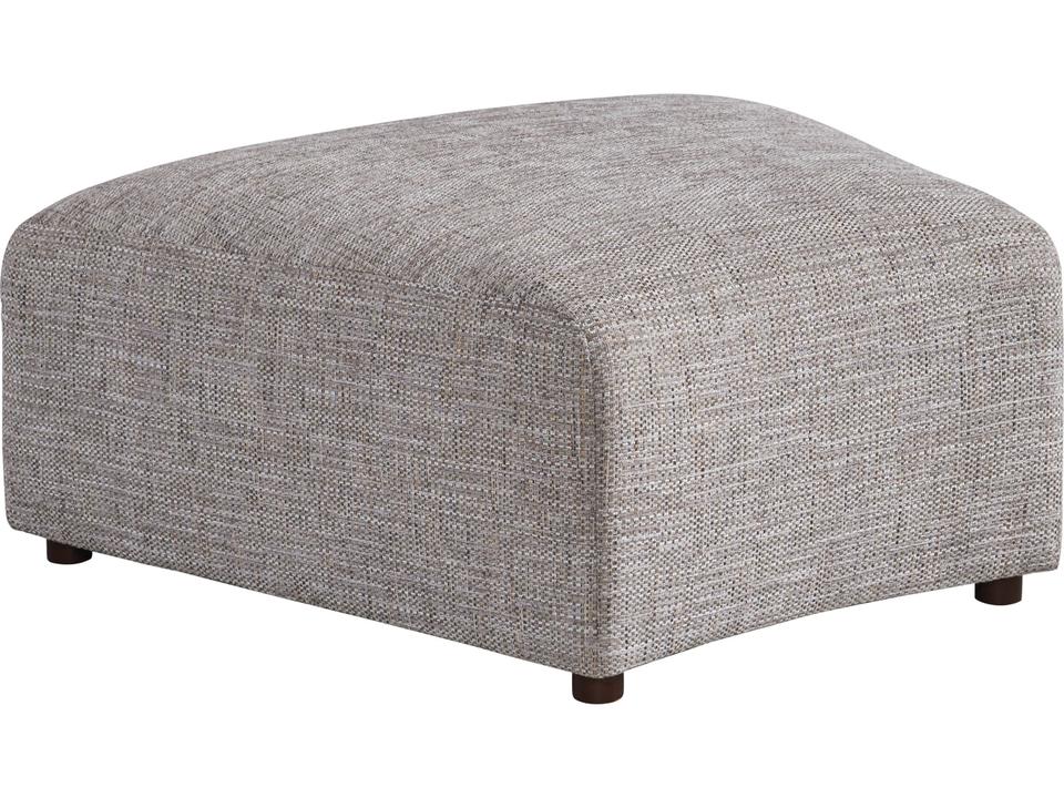 Zanzibar Alston Gray Upholstered Ottoman
