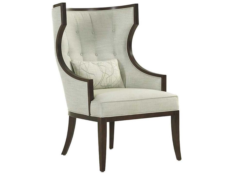 Macarthur Park Dover Fabric Accent Chair with Button Tufting
