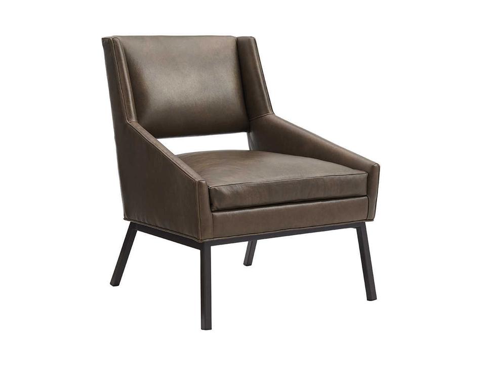 Kitano Amani Upholstered Accent Chair with Metal Base
