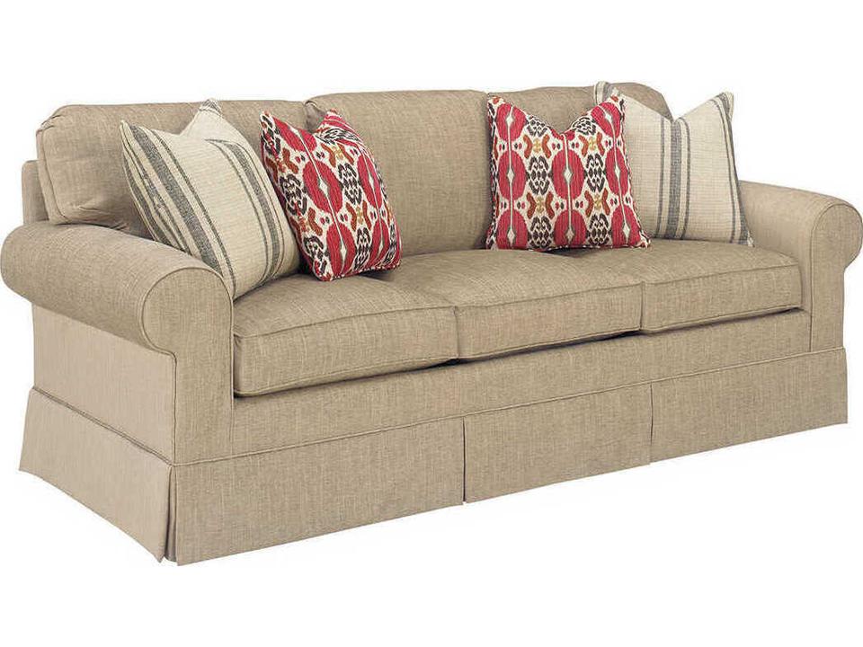Bedford Queen Sleeper Sofa Brown Upholstered