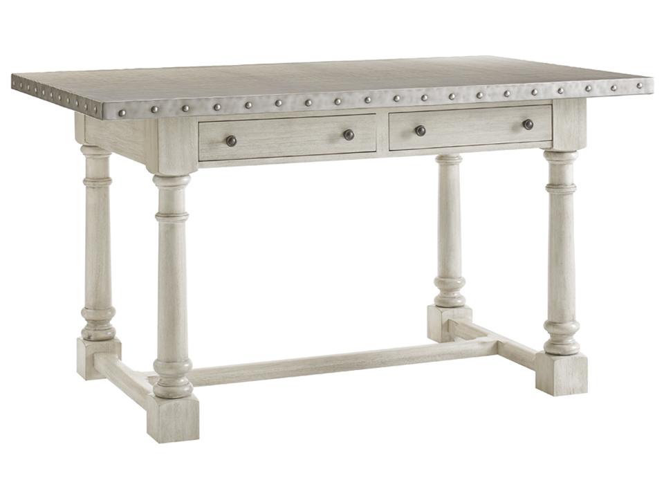 Oyster Bay Hidden Lake Rectangle Bistro Table with Stainless Top