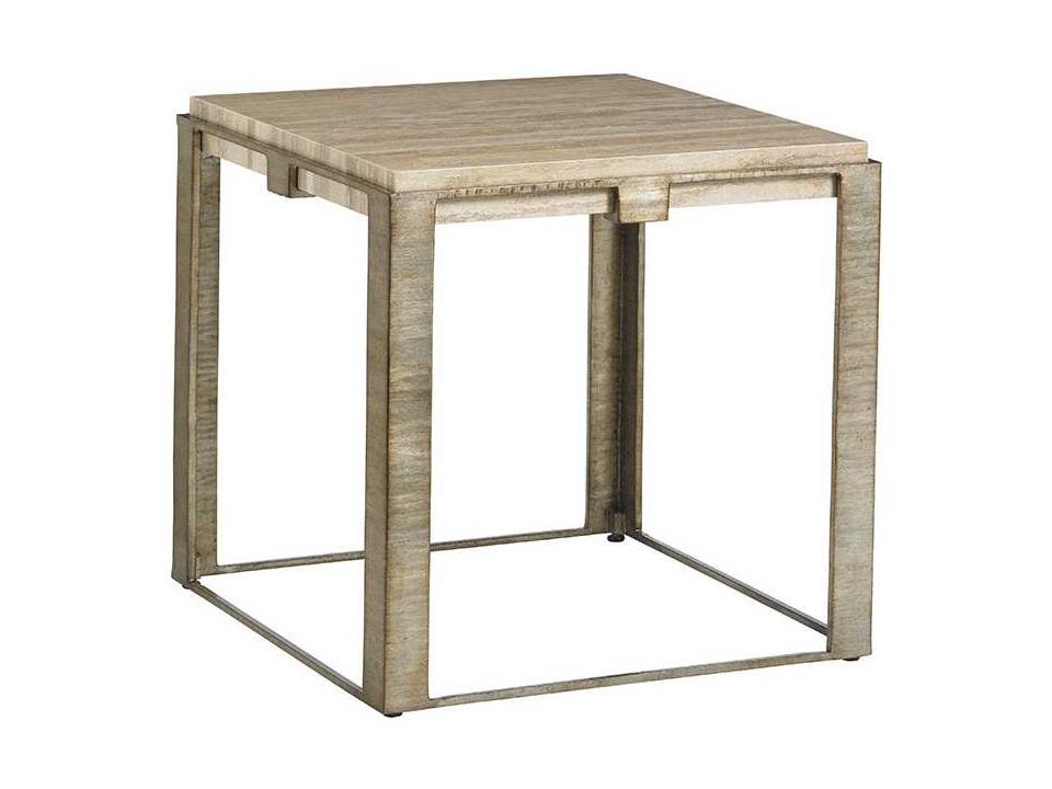 Laurel Canyon Square Stone End Table