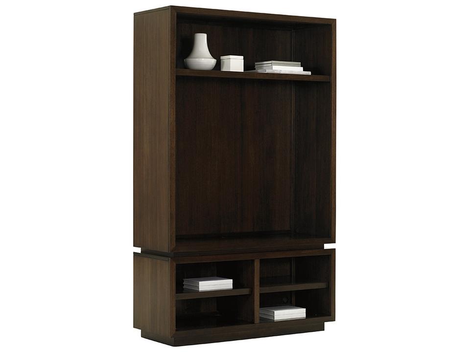 Macarthur Park Thurston Bunching Bookcase in Warm Mocha Brown Walnut