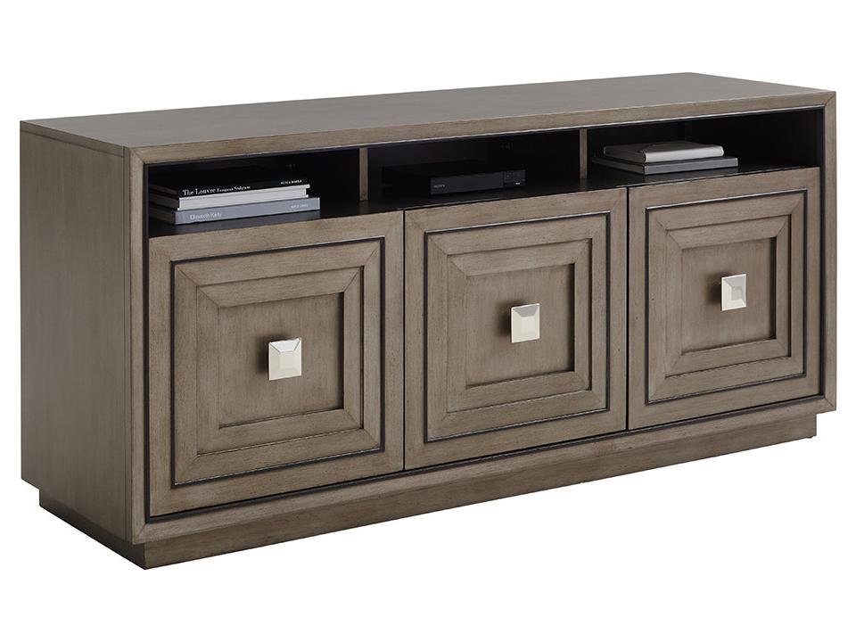 Ariana Basel 68-Inch Media Console in Platinum Silver Gray