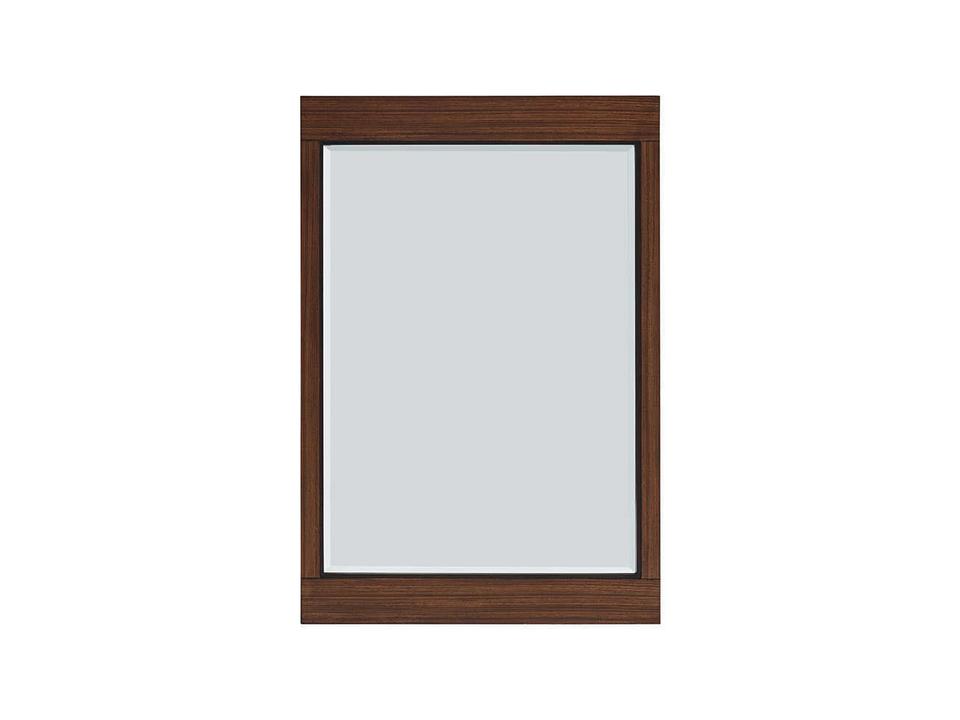 Kitano Rectangular Wall Mirror in Dark Umber Finish