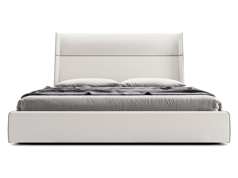 Luxcor Modluxe Bexley Bed Chalk Fabric / Queen