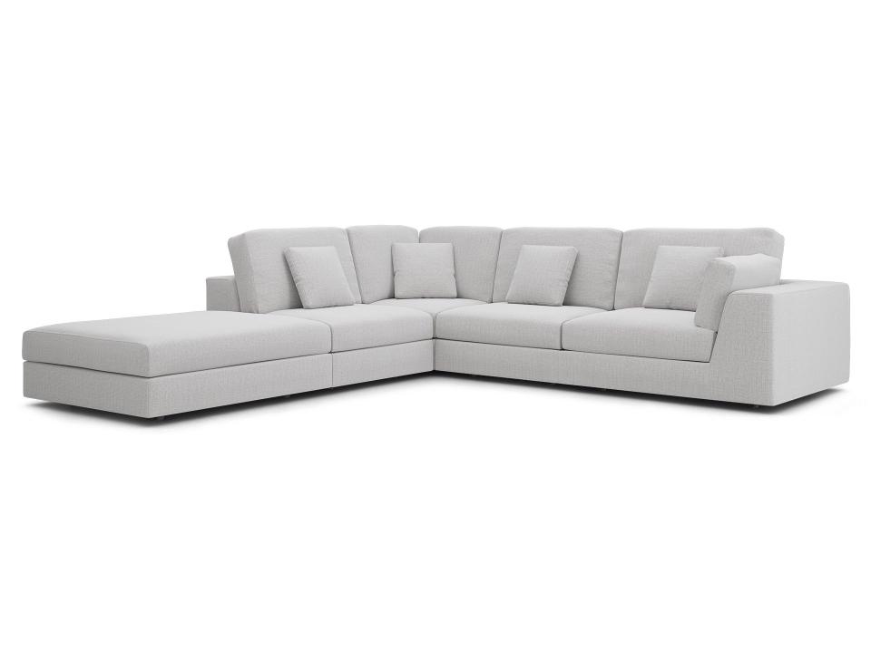 Luxcor Modluxe Vera Modular Sofa Set 02B in Chalk Fabric