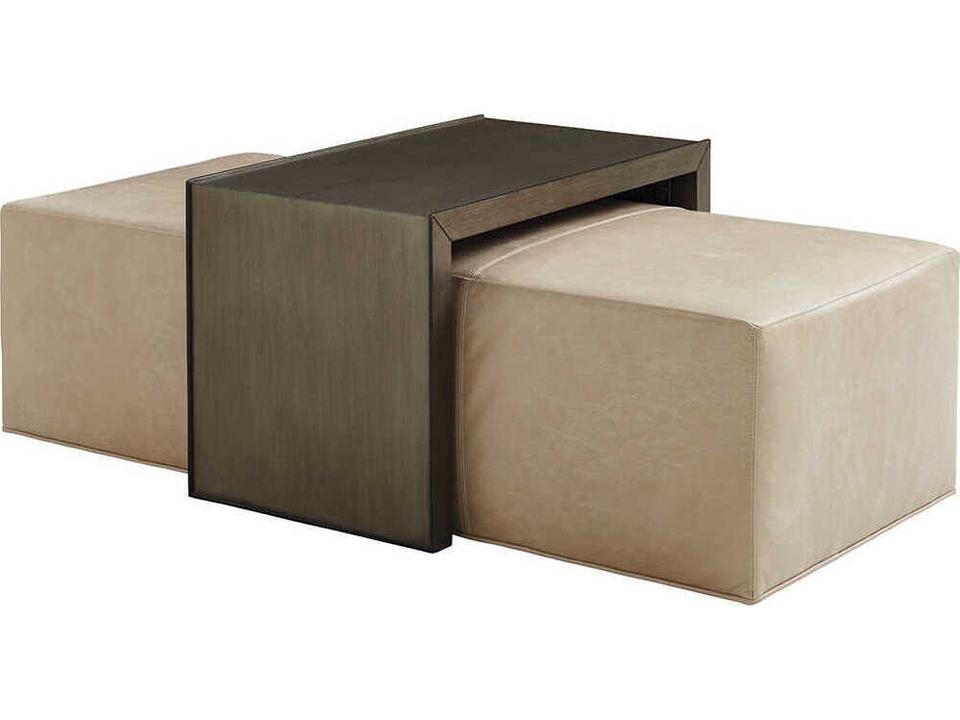 Ariana Leather Ottoman