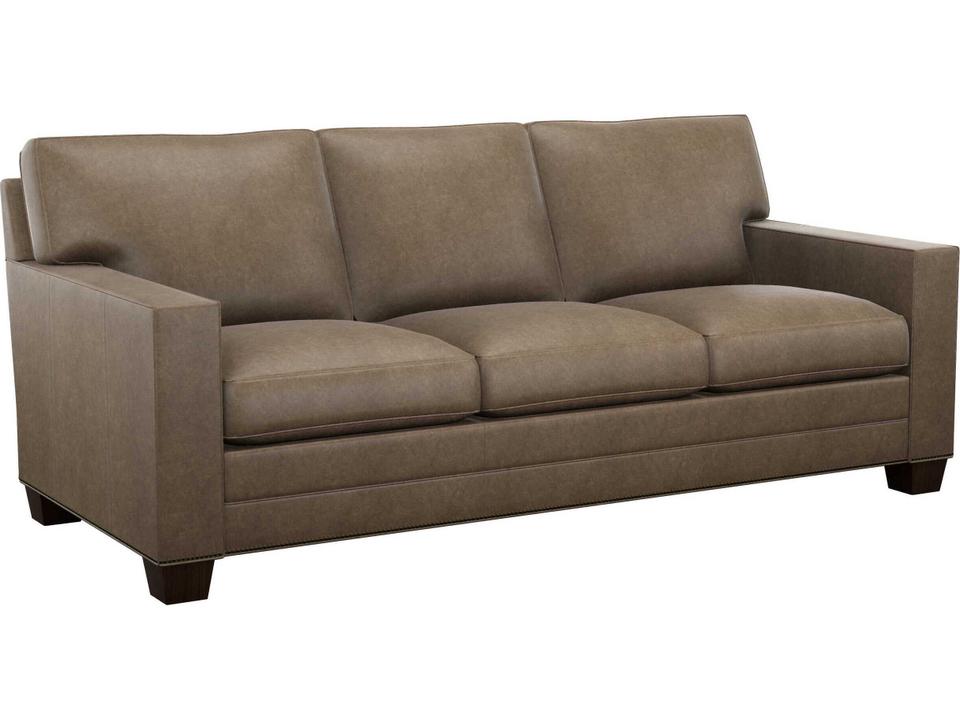 Couture Leather Brayden Brown Sofa