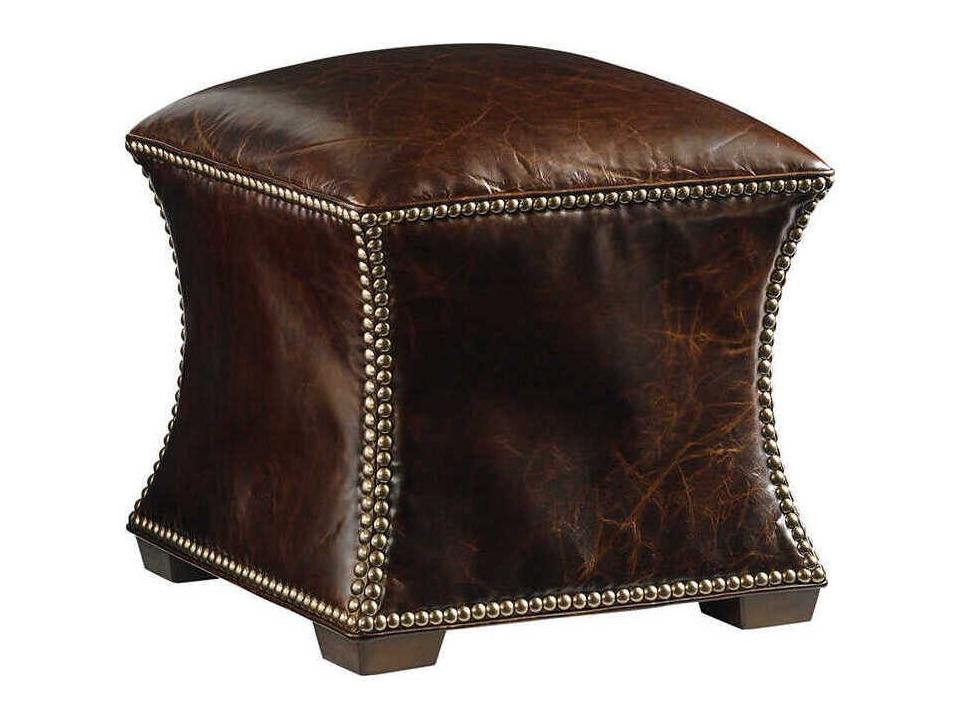 Leather Eclipse Ottoman