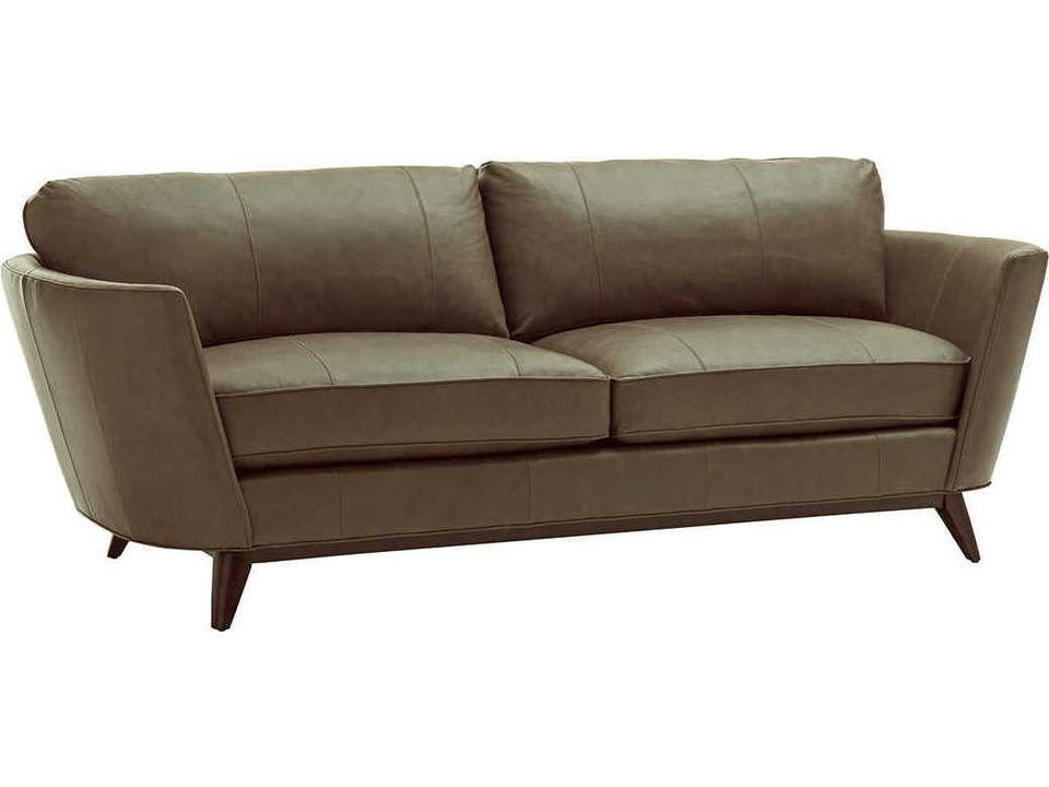 Kahn 3-Seat Leather Sofa with Ultra Down Cushions
