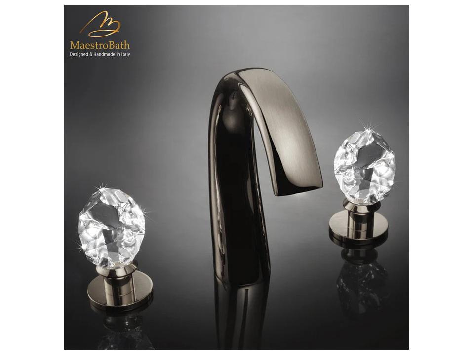 Lucente Luxury 3-Hole Bathroom Faucet