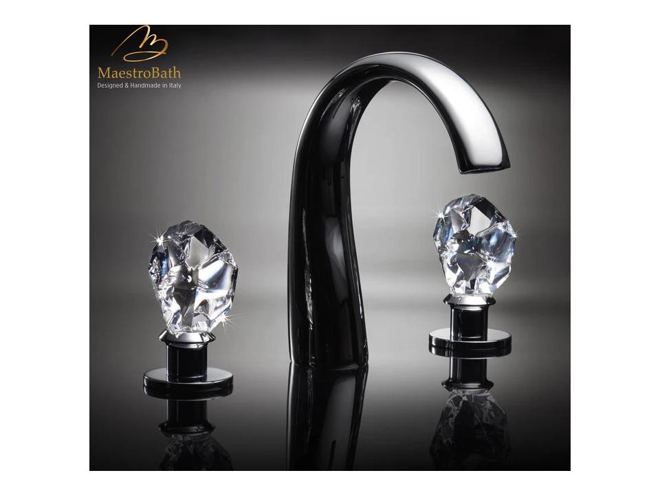 Lucente Luxury 3-Hole Bathroom Faucet