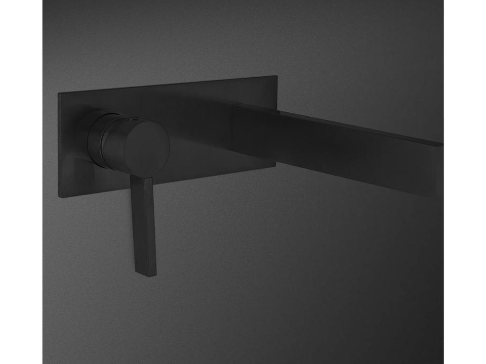 Fulgora Wall-Mounted Faucet  Black