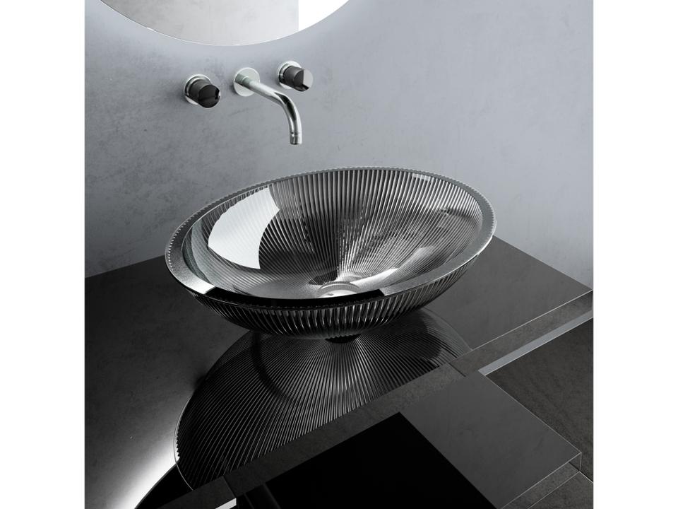 Allegrezza Luxury Oval Vessel Sink  Black