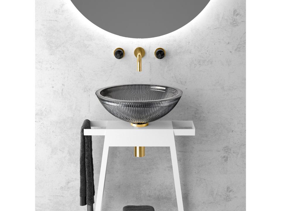 Allegrezza Luxury Round Vessel Sink  Black