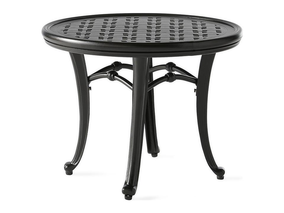 Napa 21-Inch Round Cast Aluminum End Table