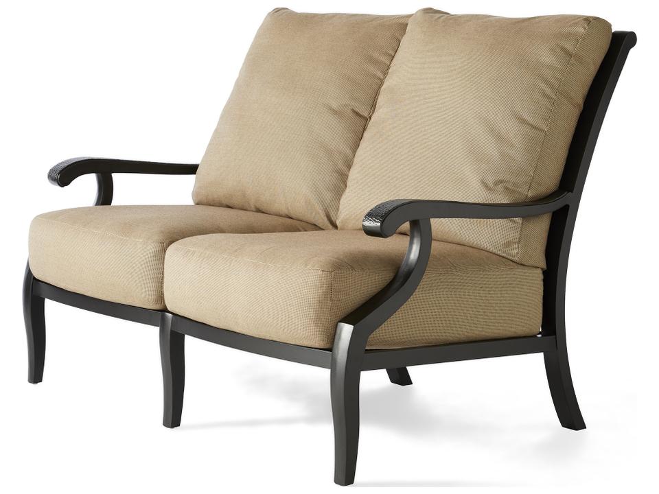 Turin Cushion Cast Aluminum Outdoor Loveseat