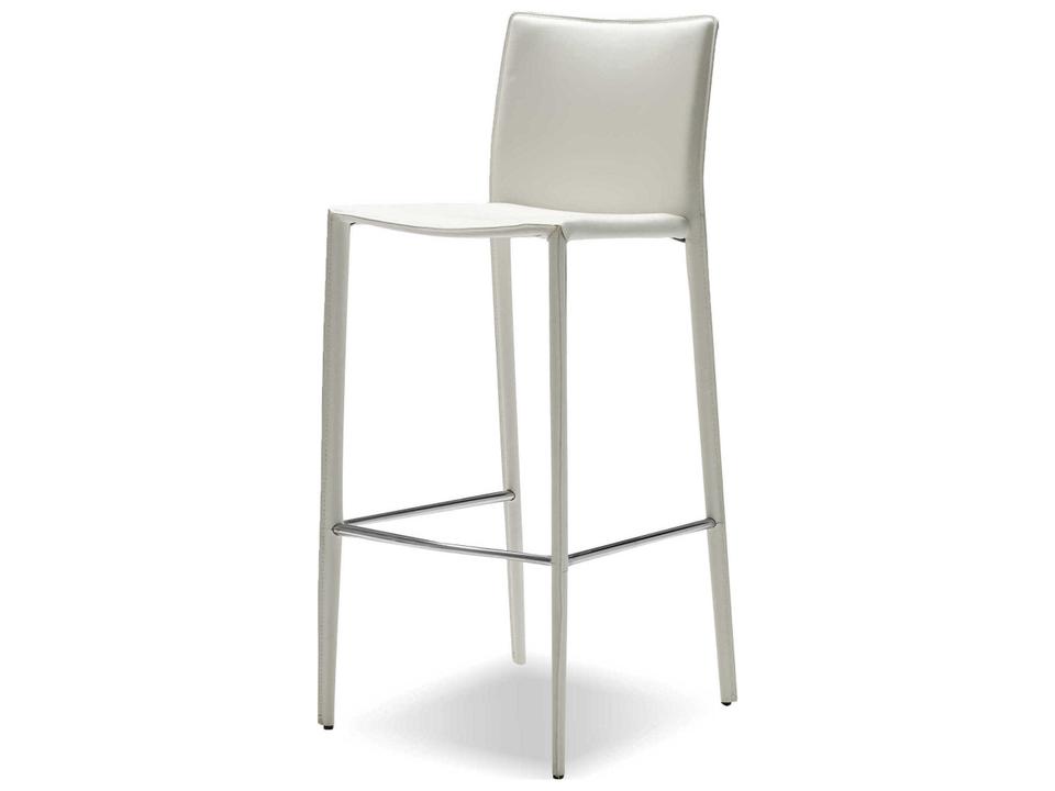Zak Leather Counter Stool