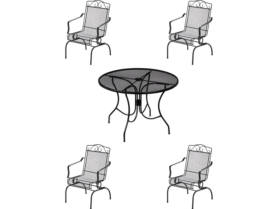 Summer Breeze 5-Piece Round Table and Chairs Action Set