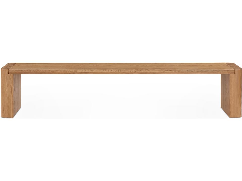 Post Natural Brown Accent Bench