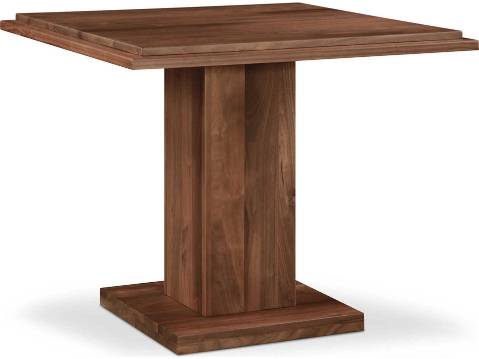 May Square 35-Inch Dining Table in Walnut Wood