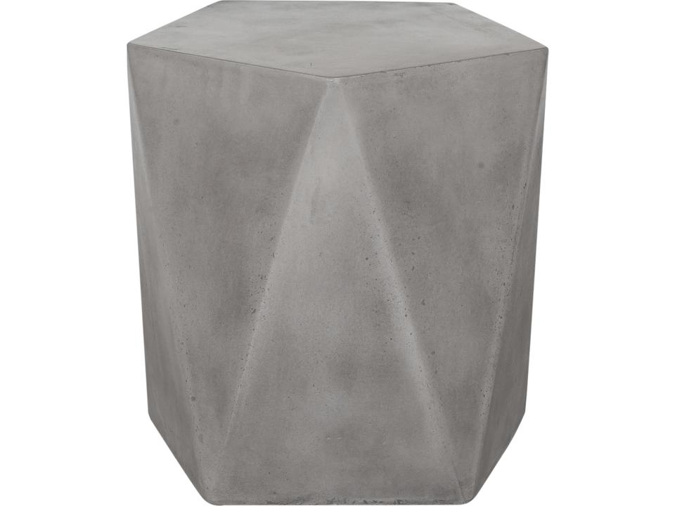 Gem Dark Grey Accent Stool