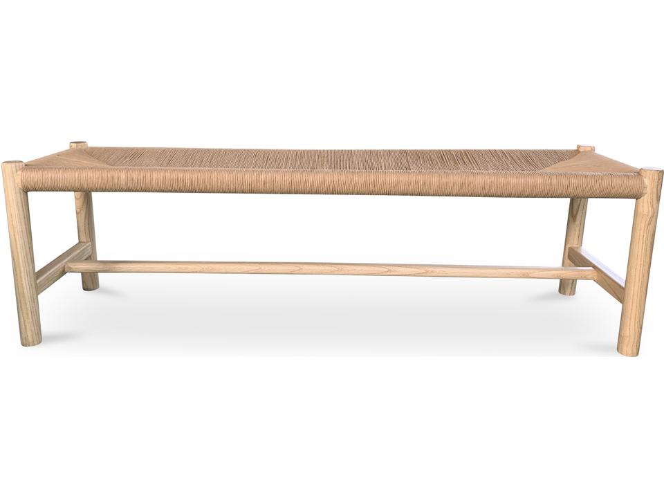 Natural Brown Accent Bench