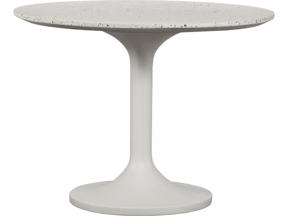 Tuli Round Cafe Dining Table in Light Grey