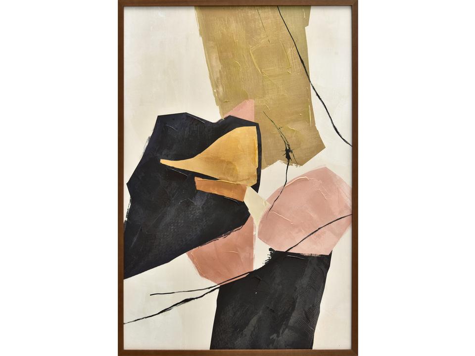 Anni Framed Painting Abstract Mid-Century Modern Wall Art
