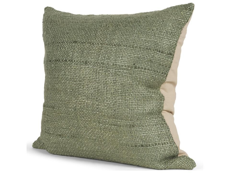 Lowen 22x22 Square Silver Sage Woven Decorative Pillow