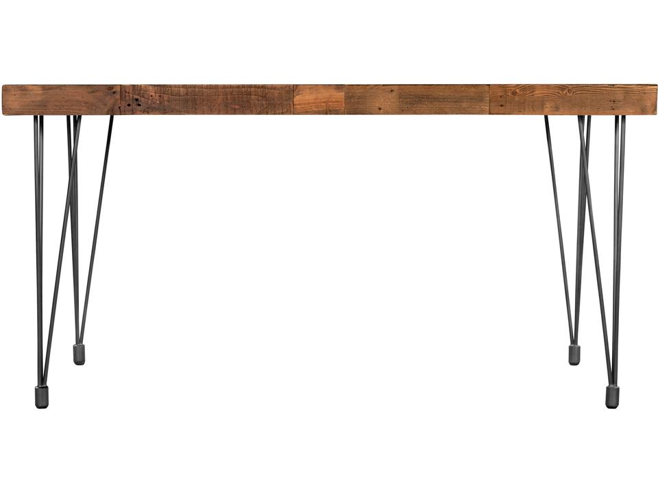 Boneta Small Dining Table in Recycled Pine and Iron