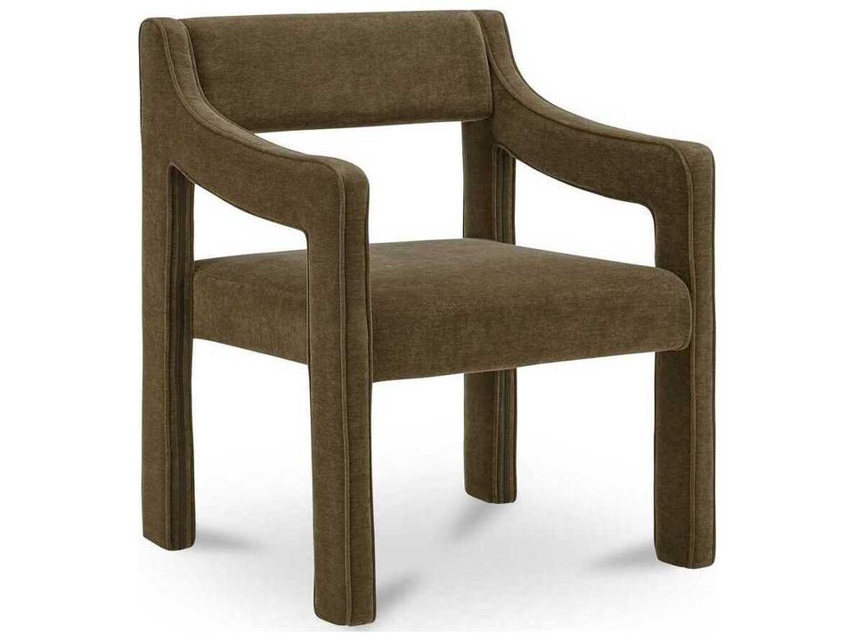 Elise Upholstered Arm Dining Chair in Cedar Green