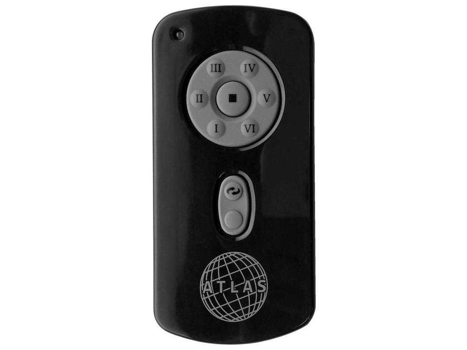Atlas 6-Speed Remote Control and Receiver for DC Ceiling Fans Black